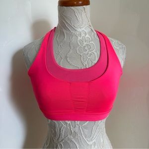 Lululemon Run Stuff Your Bra III in Hot Pink sz 4